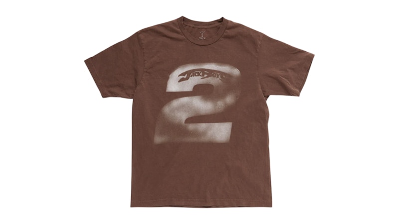 Pre-owned Travis Scott Men's Jackboys 2 A2 T-shirt In Brown