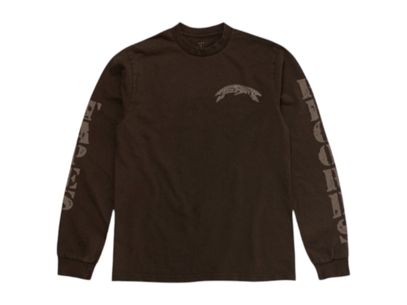 Pre-owned Travis Scott Jackboys 2 A3 T-shirt In Brown