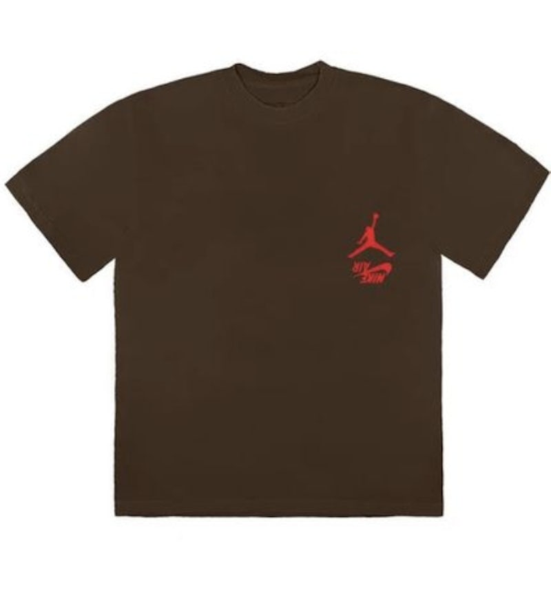 Travis Scott Jordan Cactus Jack Highest T Shirt Brown Men's FW19