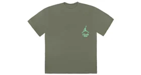 Camiseta Travis Scott Jordan Cactus Jack Highest en verde oliva
