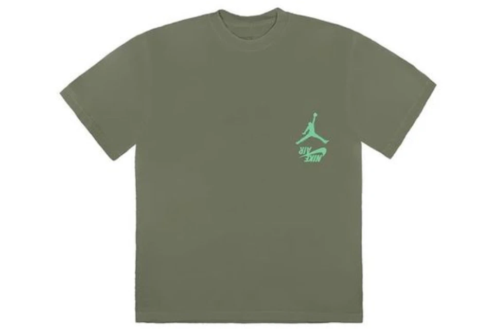 Travis Scott Jordan Cactus Jack Highest T Shirt Olive