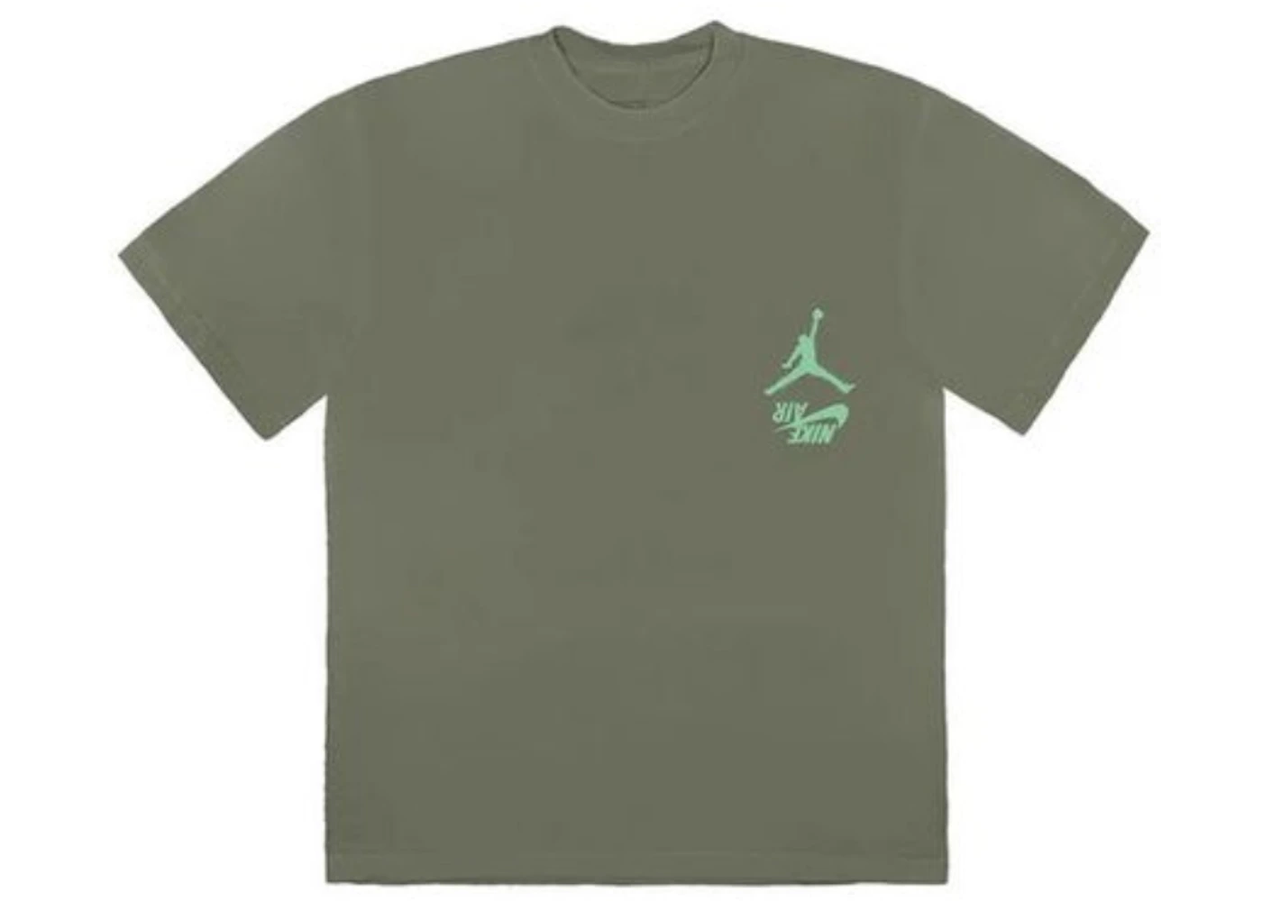 Travis Scott Jordan Cactus Jack Highest T Shirt Olive Men's - FW19