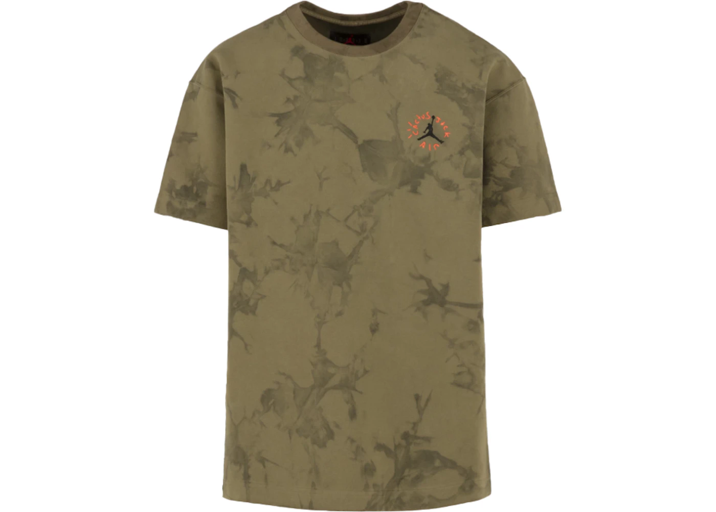 Travis Scott Jordan SS Tee Olive Men's - FW19 - US
