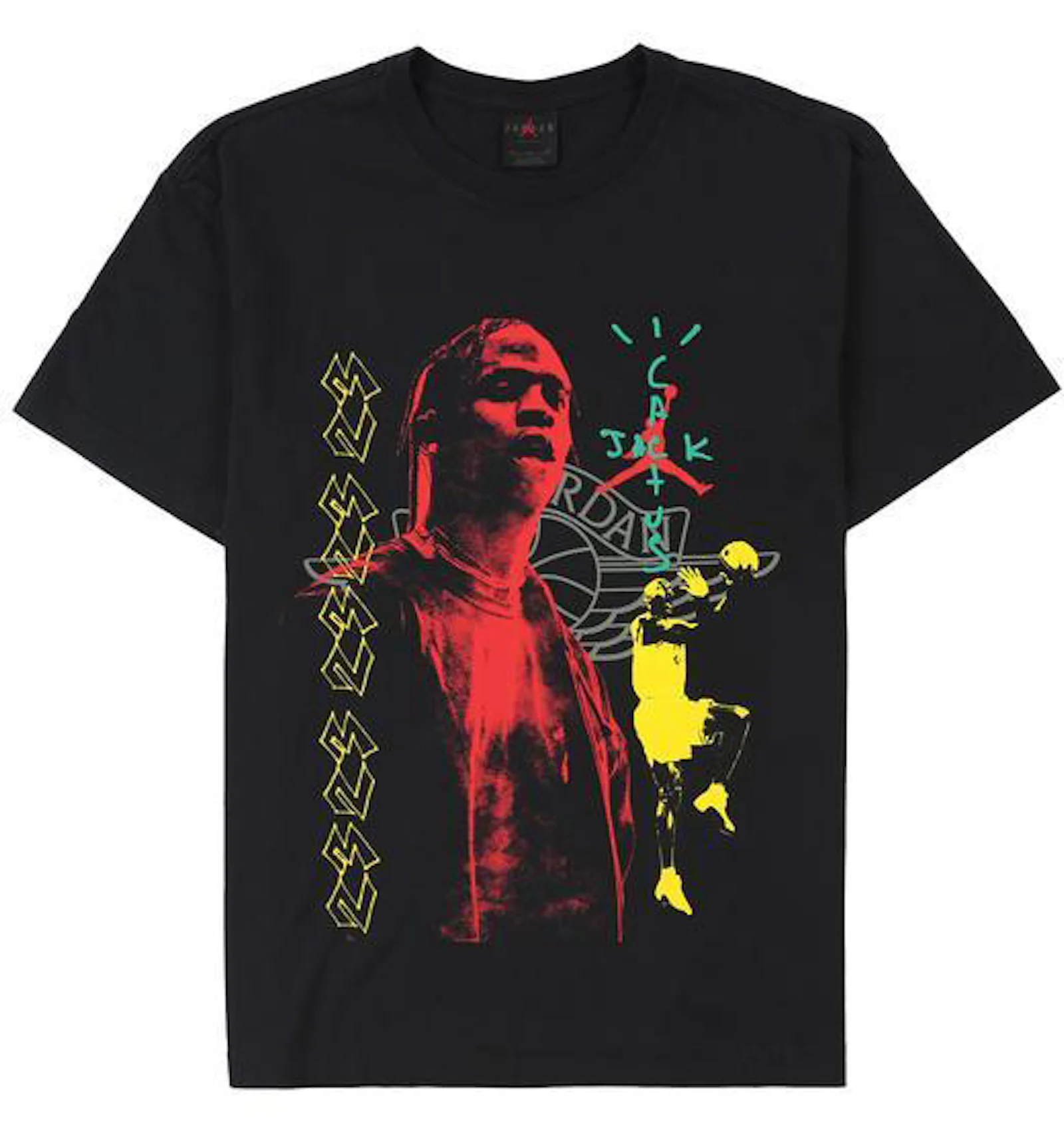 Travis scott mj 1 2025 tee black