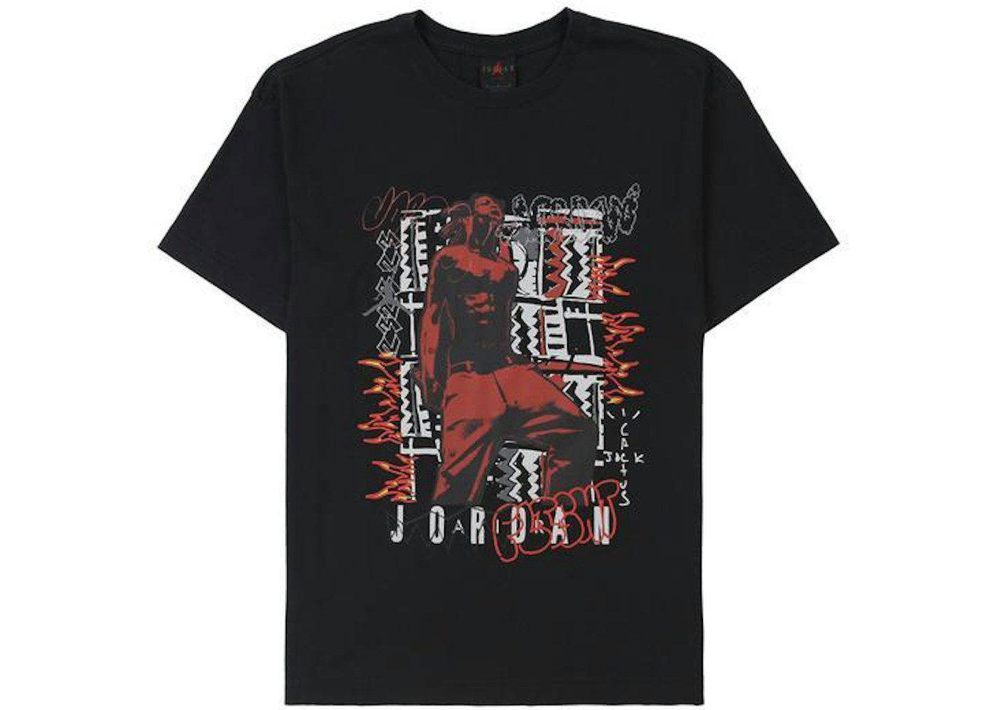Travis Scott MJ 2 Tee Black - SS19