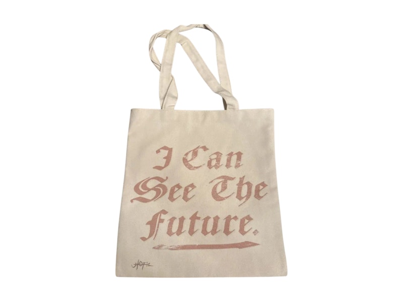 Pre-owned Travis Scott Men's Metlife Tote Bag In Natural