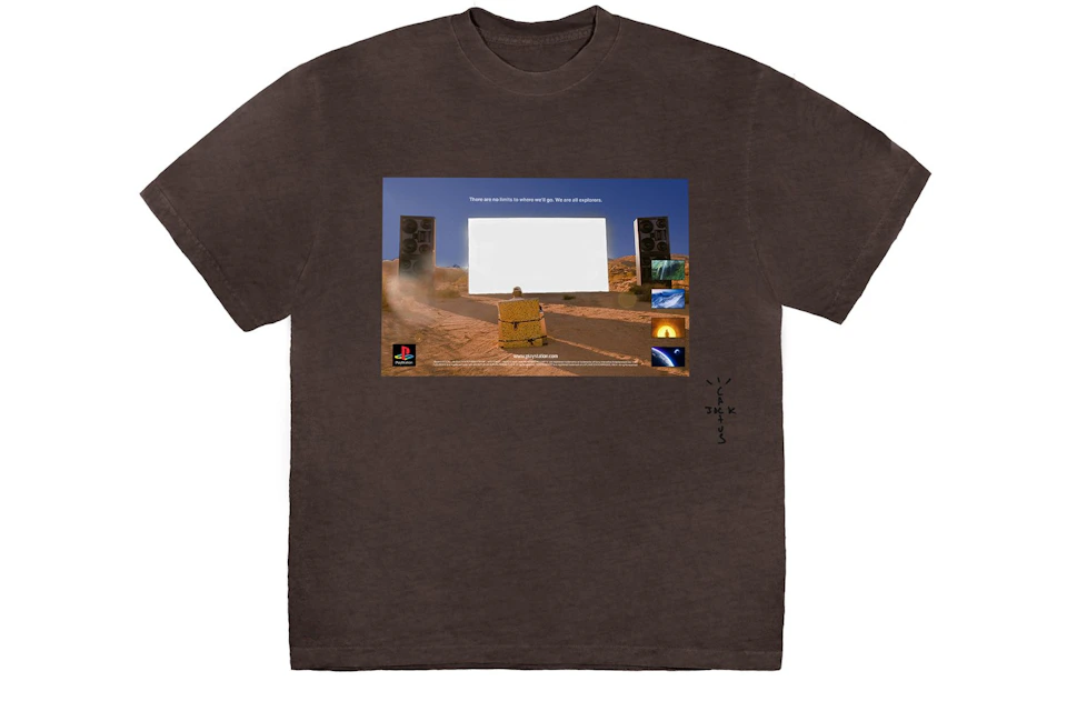 Travis Scott Monolith Day Youth T-Shirt Brown
