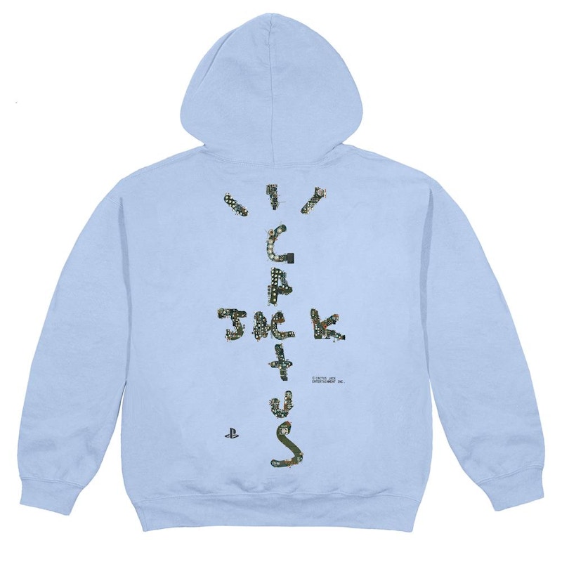 Blue travis scott hoodie new arrivals