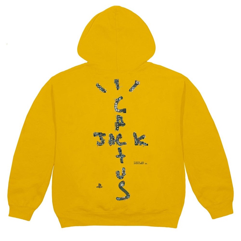 Yellow travis scott store hoodie