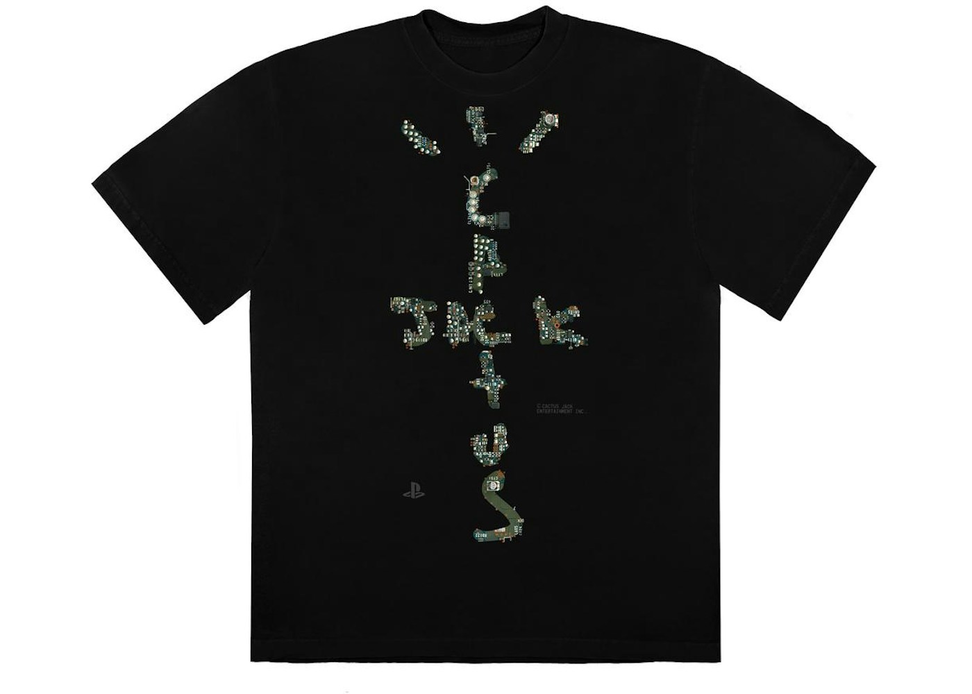 pic Travis Scott Logo travis scott motherboard logo i t shirt black