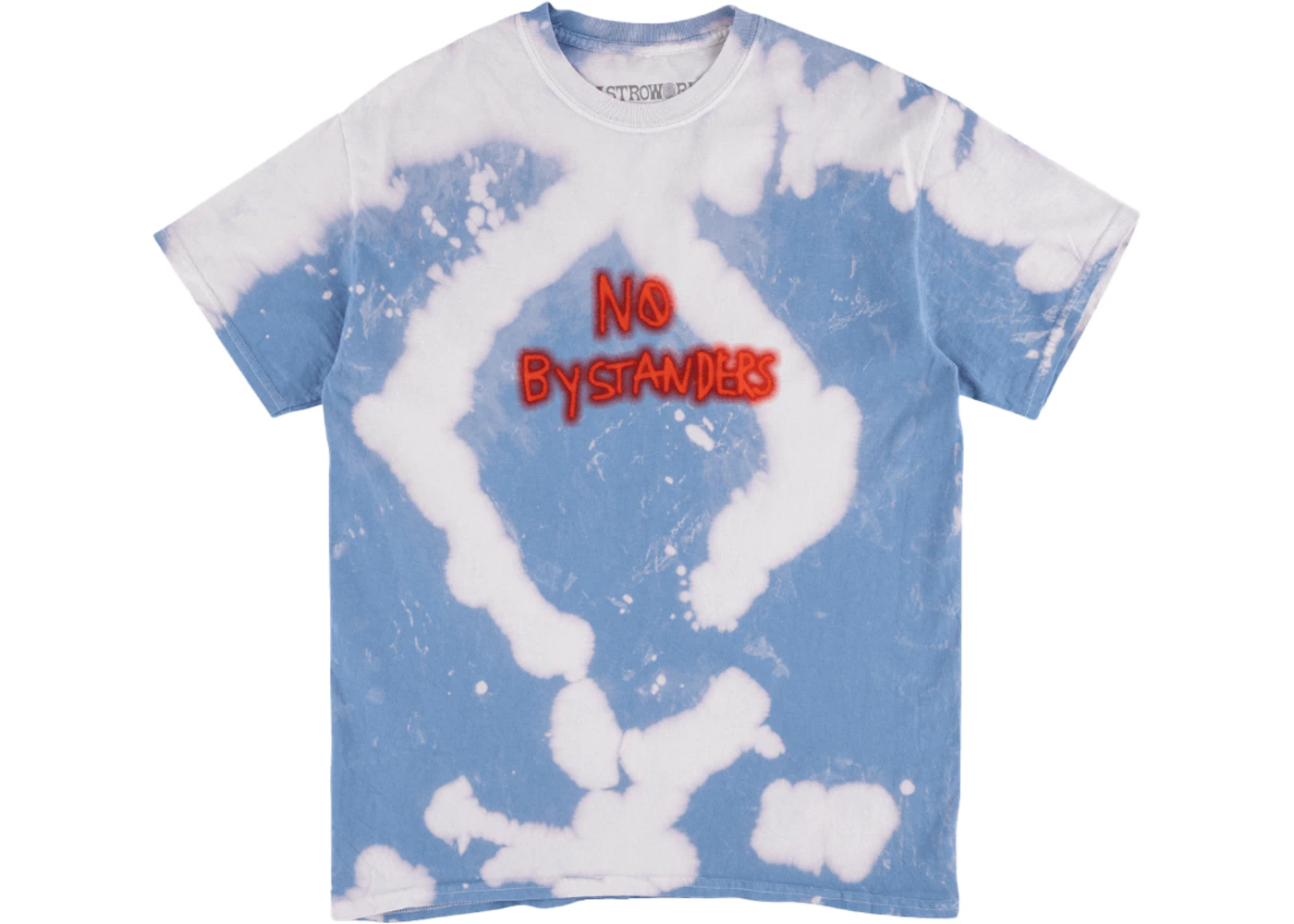 Travis Scott No Bystanders Tee Blue Tie Dye Men s SS19 US