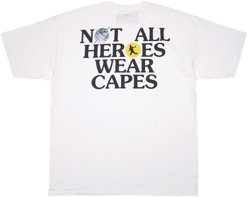 Travis Scott Not All Heroes Wear Capes Metro Boomin Tee White Men's - GB