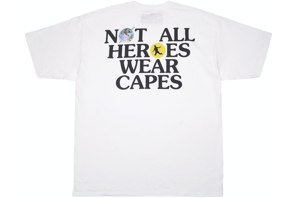 Travis Scott Not All Heroes Wear Capes Metro Boomin Tee White Men's - GB