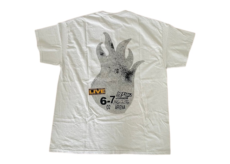 Travis Scott O2 Flame T-shirt White Men's - US