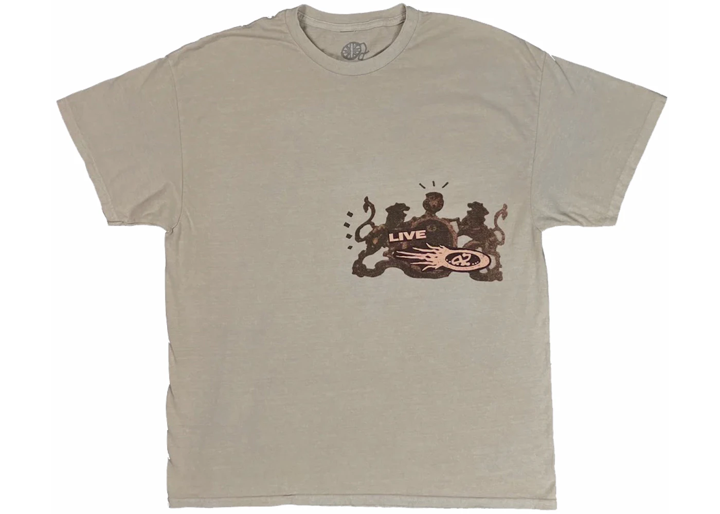 Travis Scott O2 Live T-shirt Sand Men's - SS22 - US