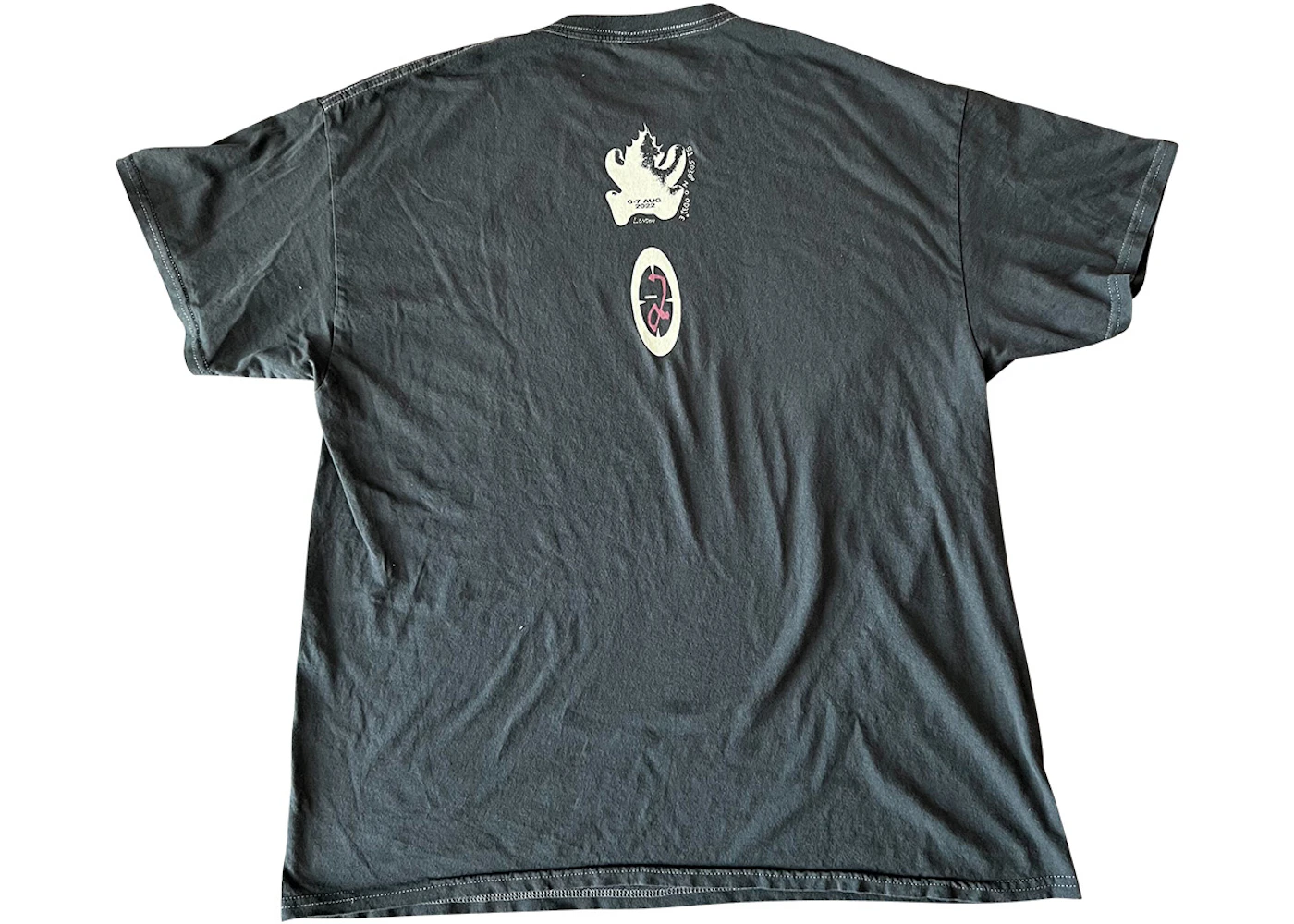 Travis Scott O2 A Sight To See T-shirt Black Men's - US