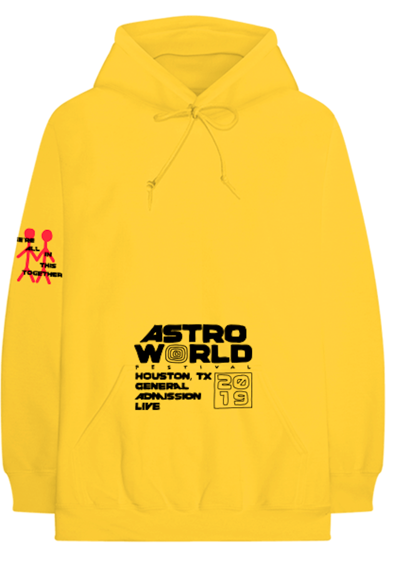 yellow travis scott hoodie