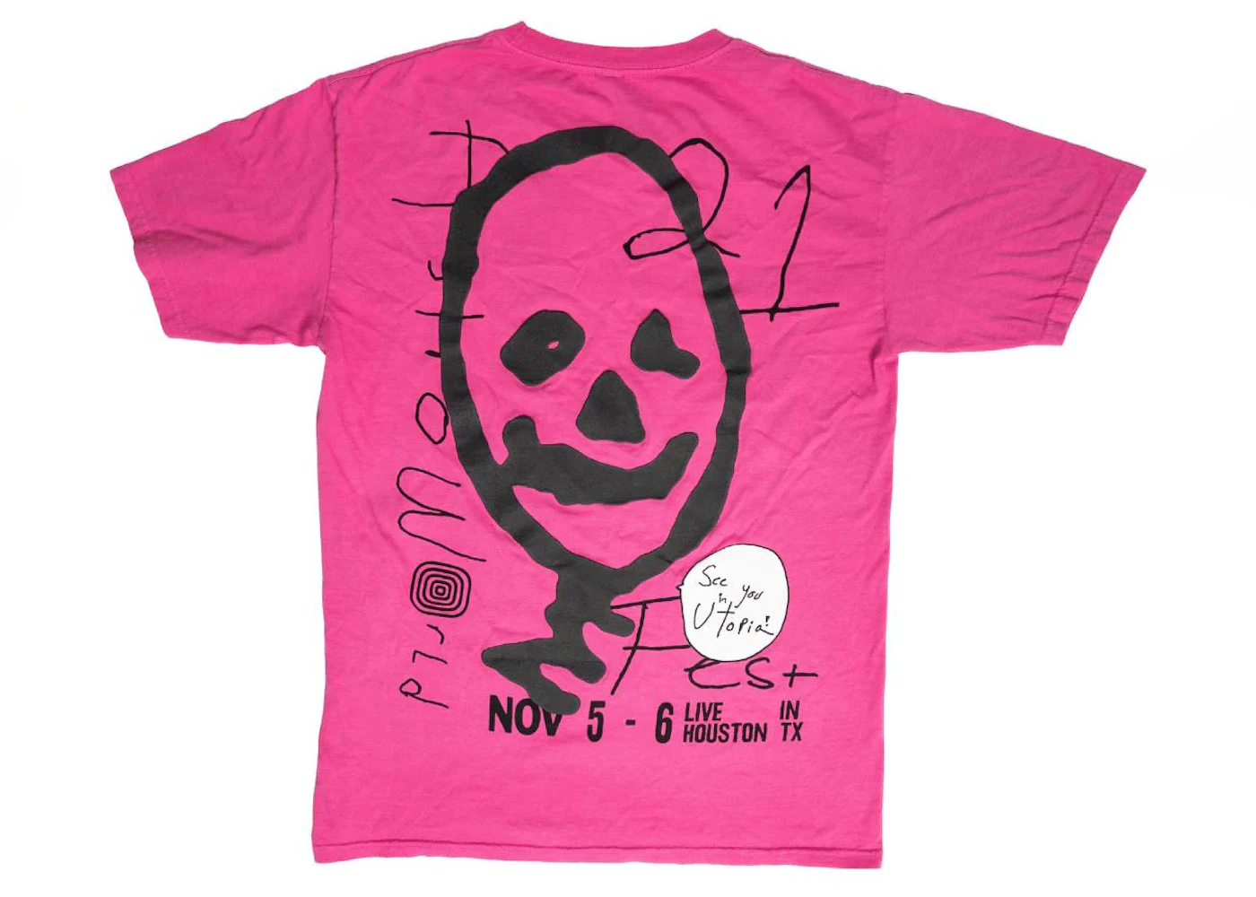 Travis Scott Other Side T-shirt Pink Men's - SS23 - US