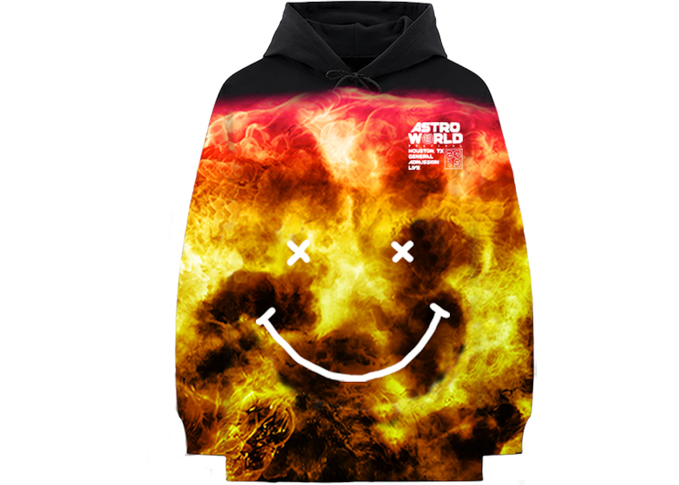 Astroworld top orange hoodie