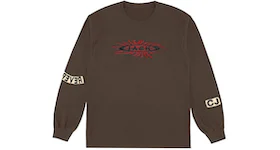 Travis Scott Reverse Jack Long Sleeve T-shirt Brown