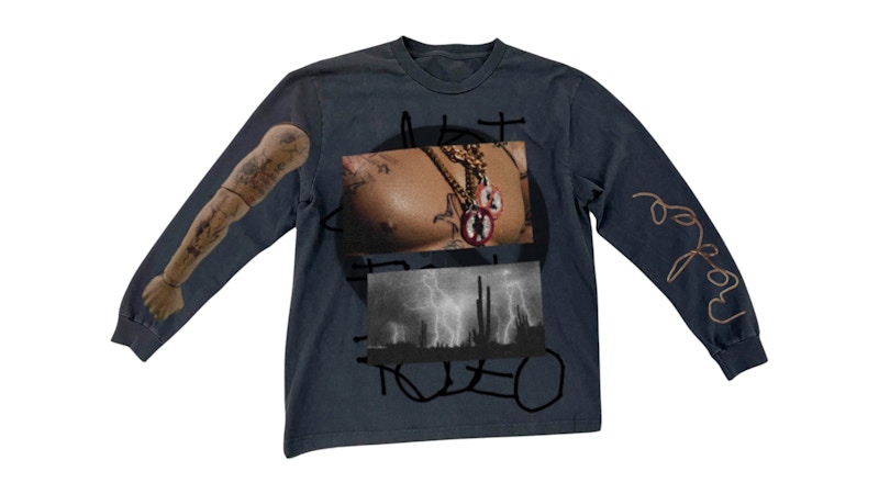 Travis Scott Rodeo 10 Years Desert Longsleeve Black Men's - FW25 - US