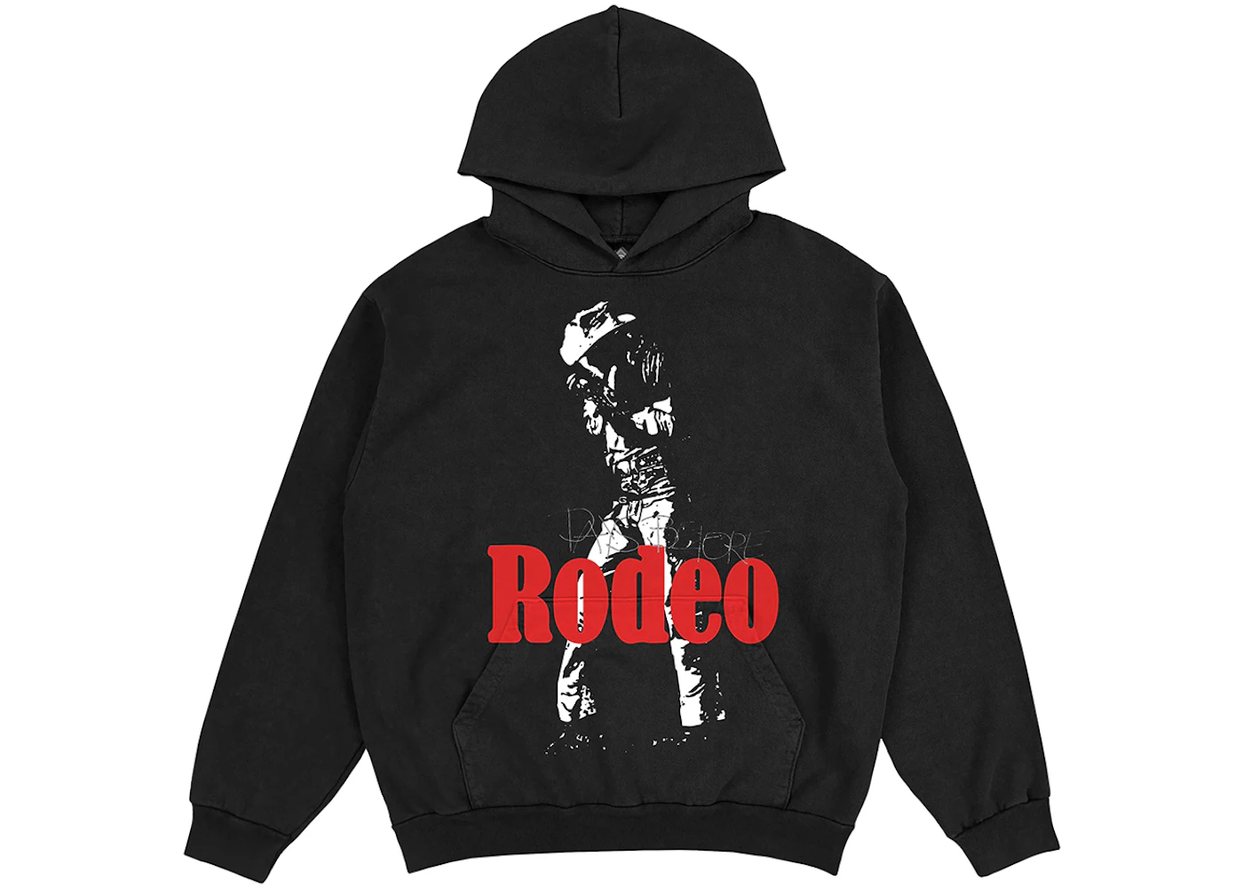 Travis Scott Rodeo Hoodie Black Men's FW24 US - Main Image