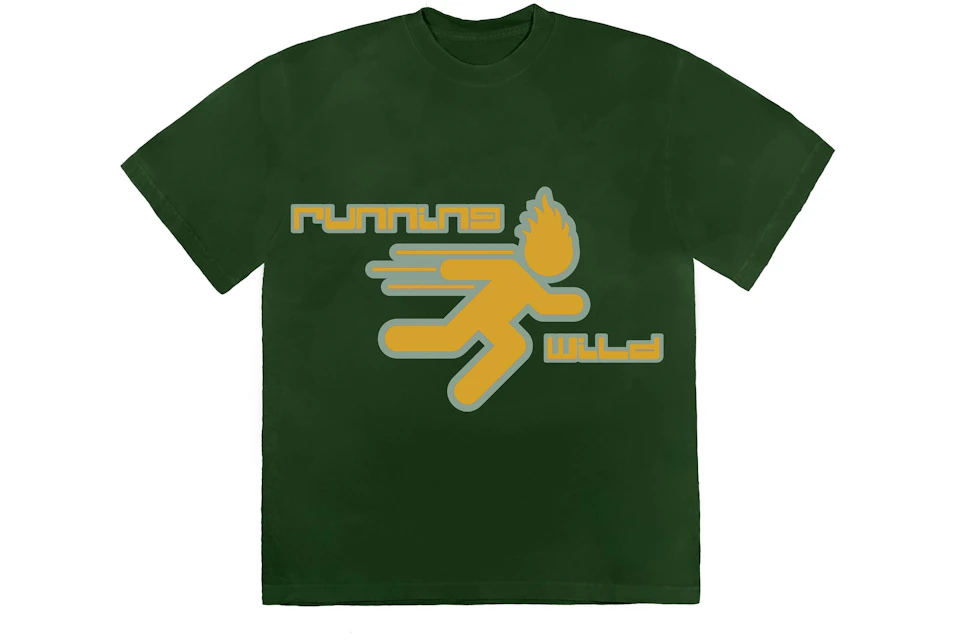 Travis Scott Running Wild T-Shirt Forest Green