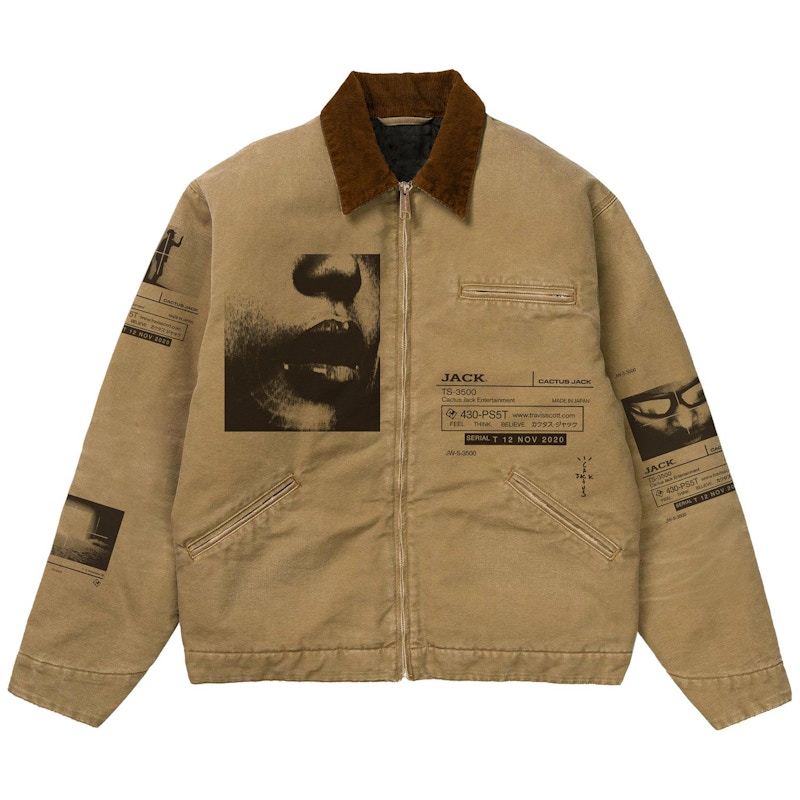 Travis Scott System Work Jacket Tan Men's - FW20 - US