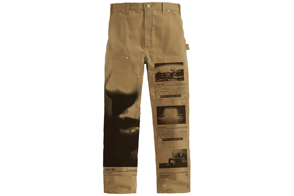 Travis Scott System Work Pants Tan