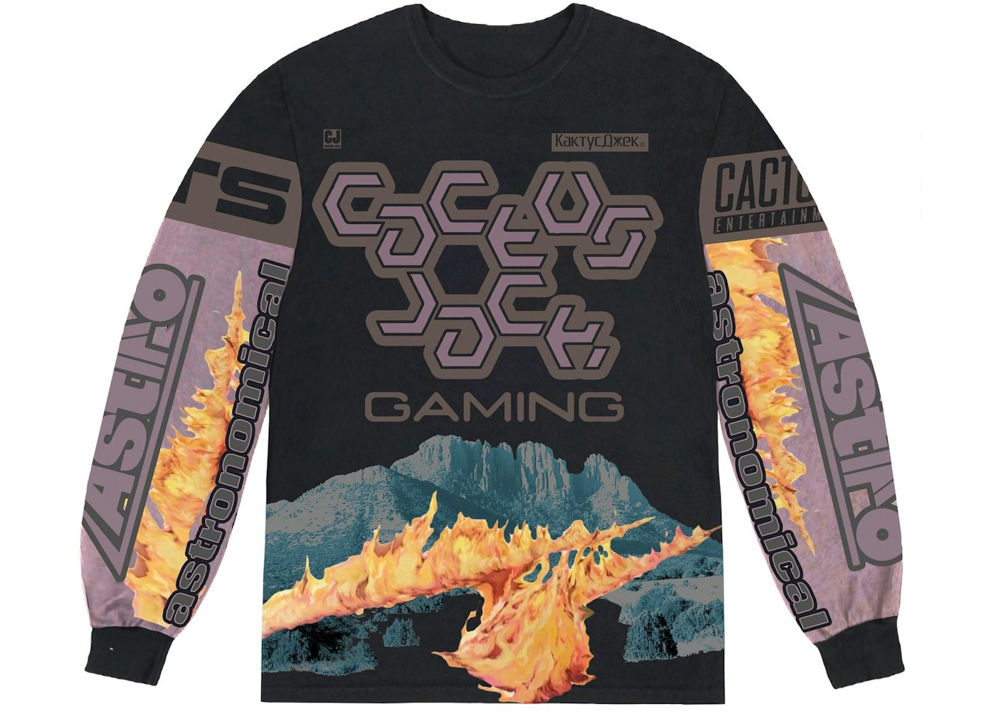 Travis Scott The Scotts Cj Gaming I L S Jersey Black Multi Ss