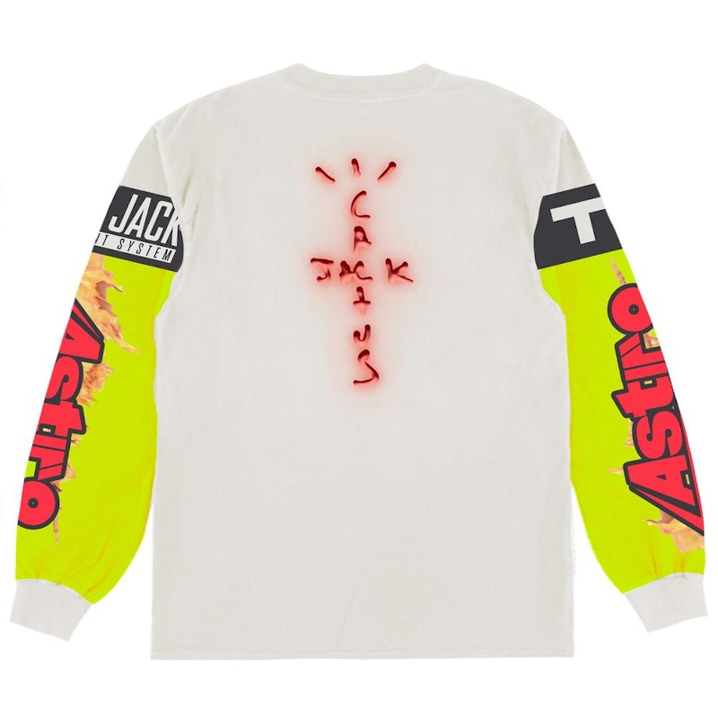 Travis Scott The Scotts Cj Gaming II L/S Jersey White/Multi Men's