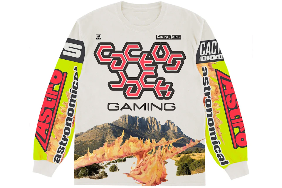 Travis Scott The Scotts Cj Gaming II L/S Jersey White/Multi