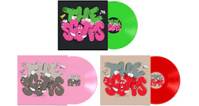 Travis Scott The Scotts KAWS Vinyl 12" Green/Pink/Red Set
