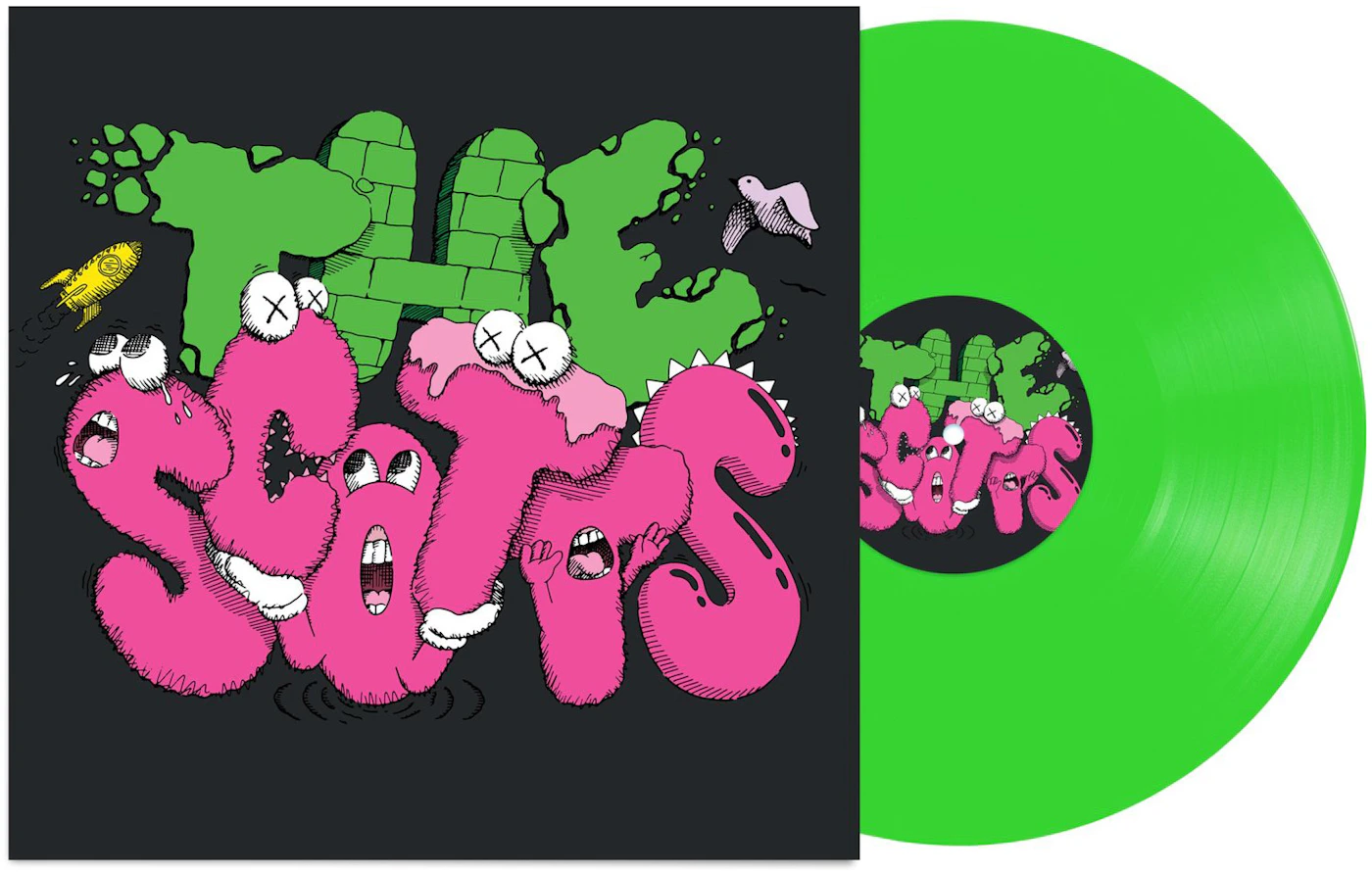 Travis Scott The Scotts KAWS Vinyl 12 Green - IT