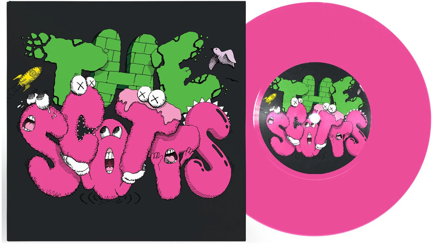 Travis Scott The Scotts KAWS Vinyl 7 Pink - GB