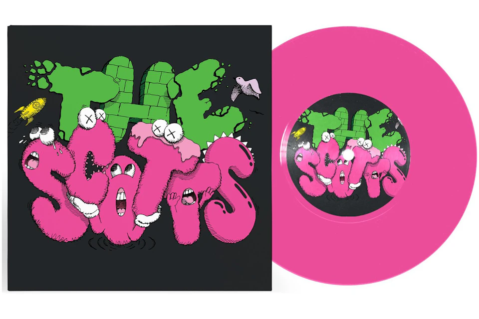 Travis Scott The Scotts KAWS Vinyl 7" Pink
