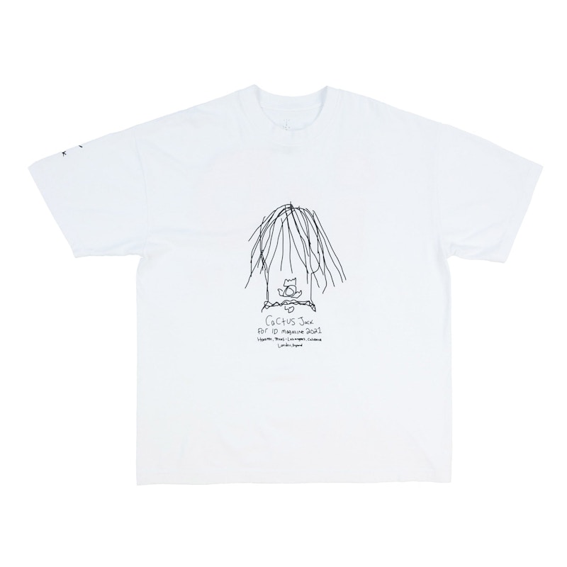 Travis Scott The Utopia Issue Tee White Men's - SS21 - US