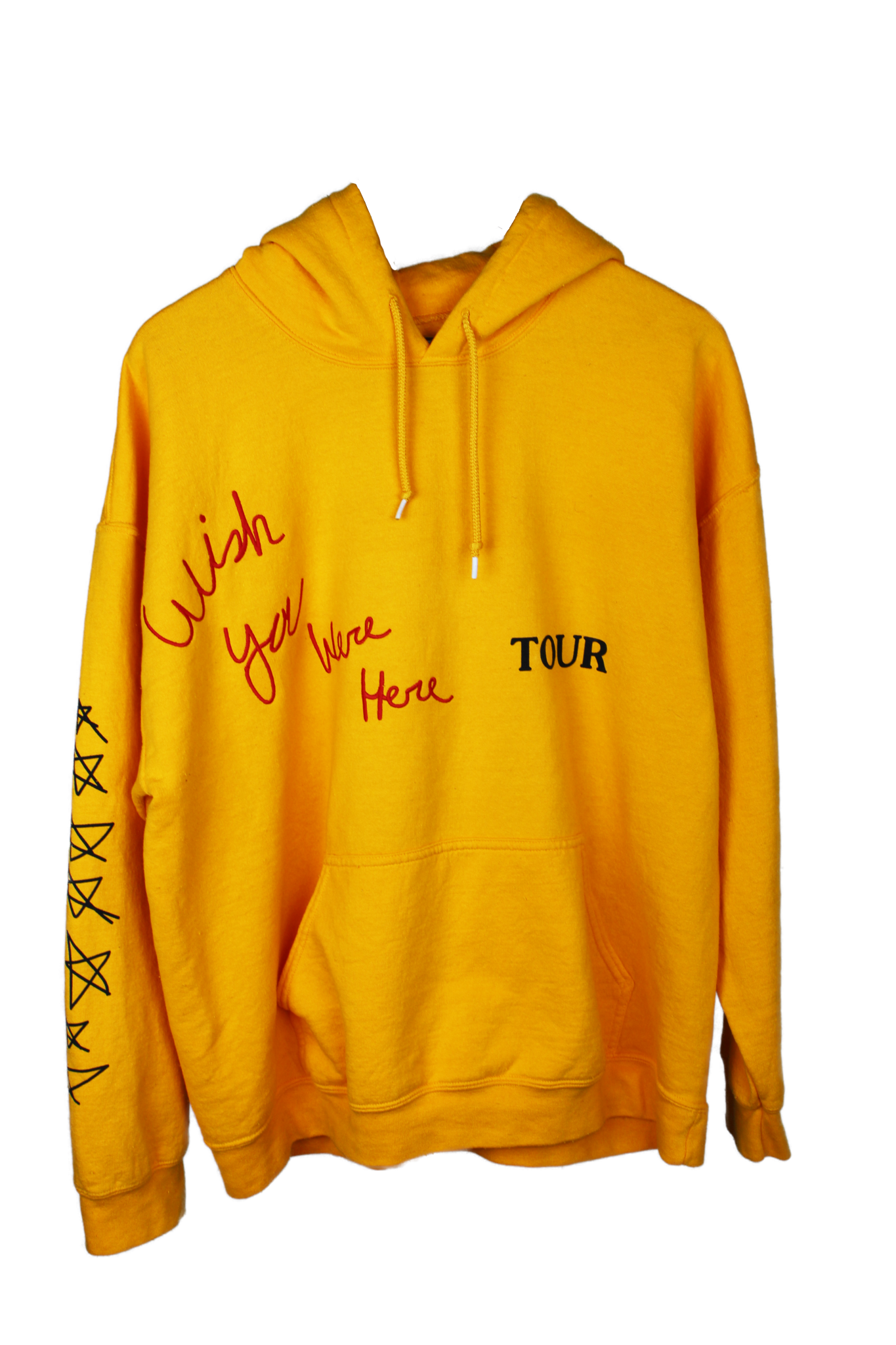 travis scott nike air hoodie yellow