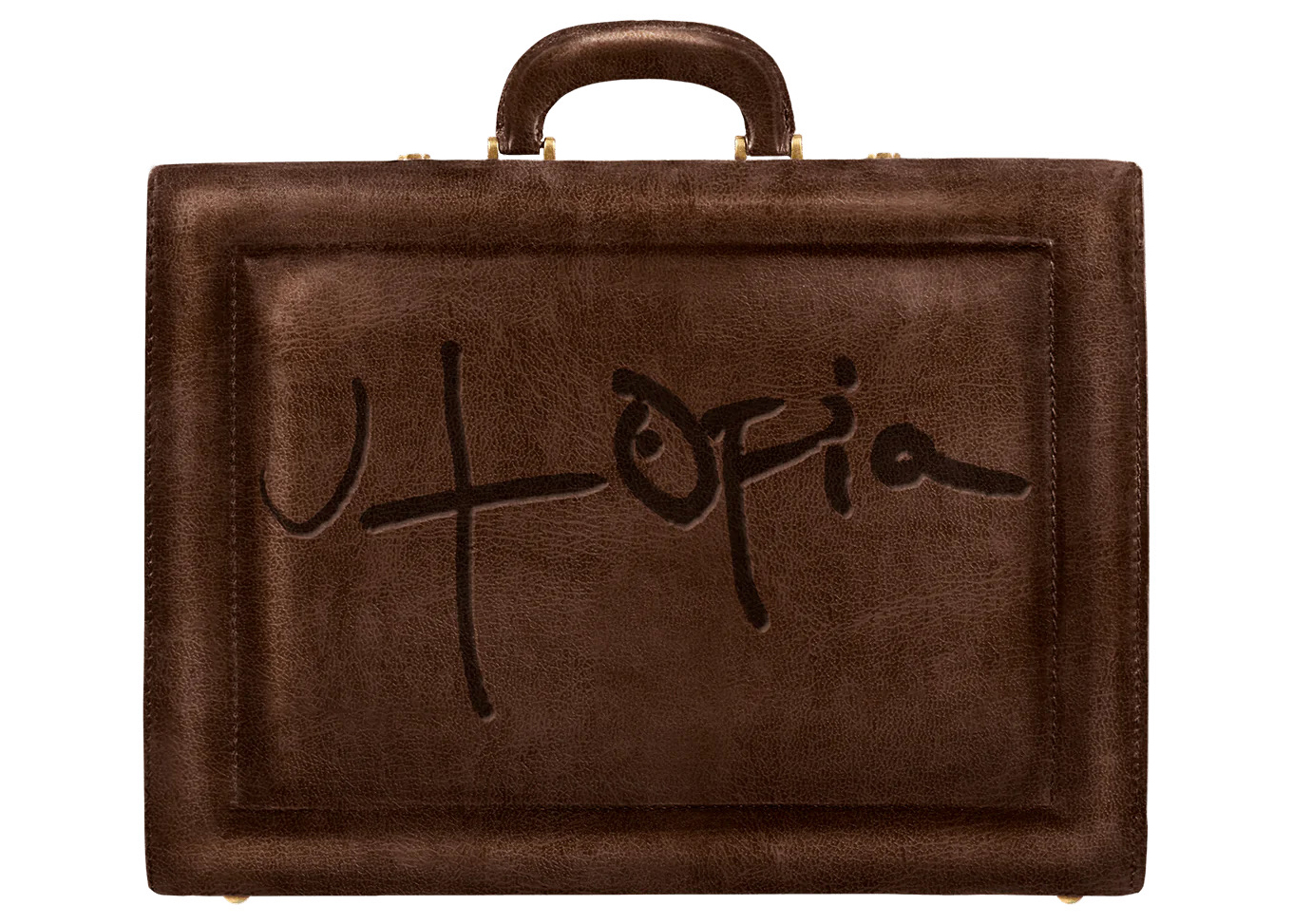 Travis seen arriving at the Louis Vuitton HQ in Paris with the utopia  briefcase : r/travisscott