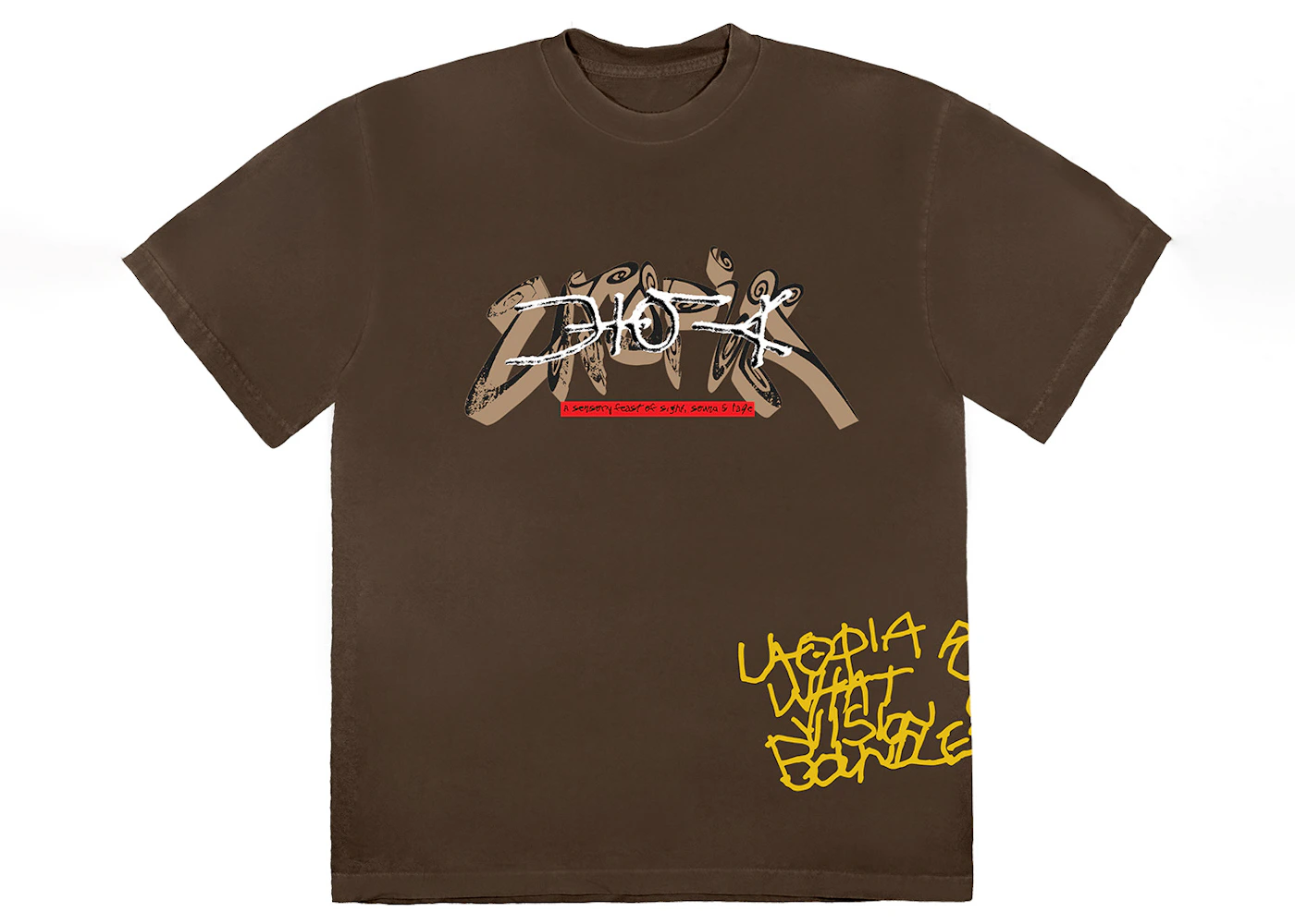 Travis Scott Utopia I Tee Brown Men's SS23 US - Main Image
