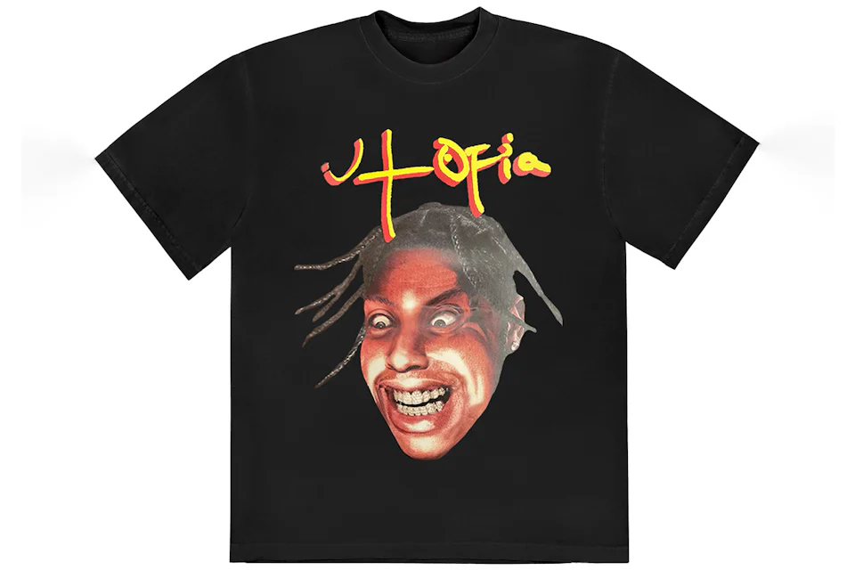 Travis Scott Utopia II Tee Black Men's - SS23 - US