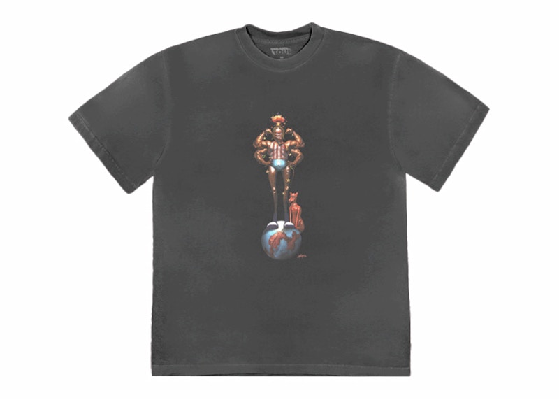 Travis scott jordan online tee black