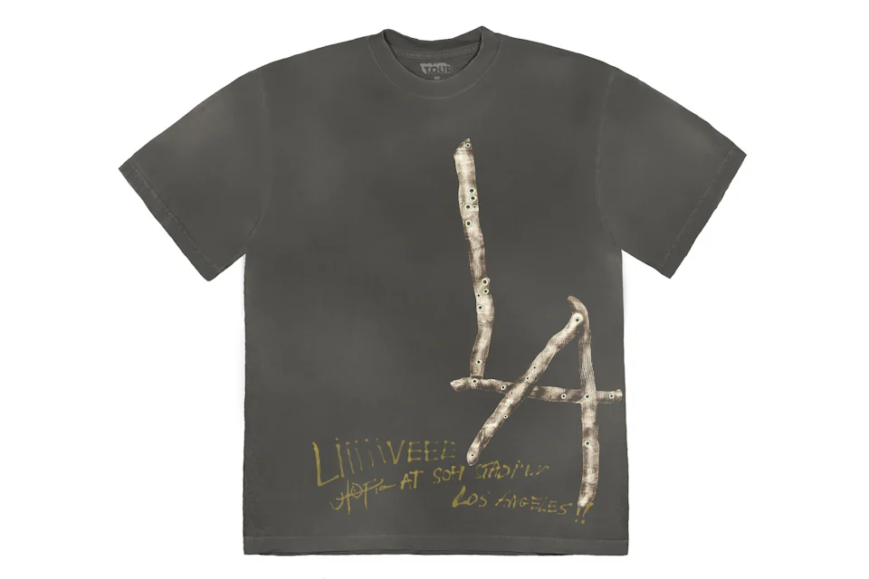 Travis Scott Utopia Is In Los Angeles T-shirt Black Men's - FW23 - GB