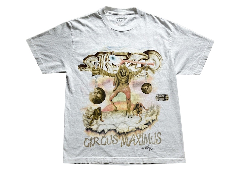 Travis Scott Utopia Tour White Skitzo Circus Maximus Tee White