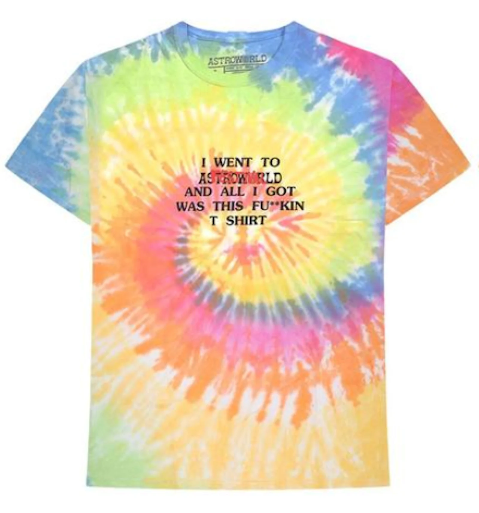 Travis scott dye shirt hotsell