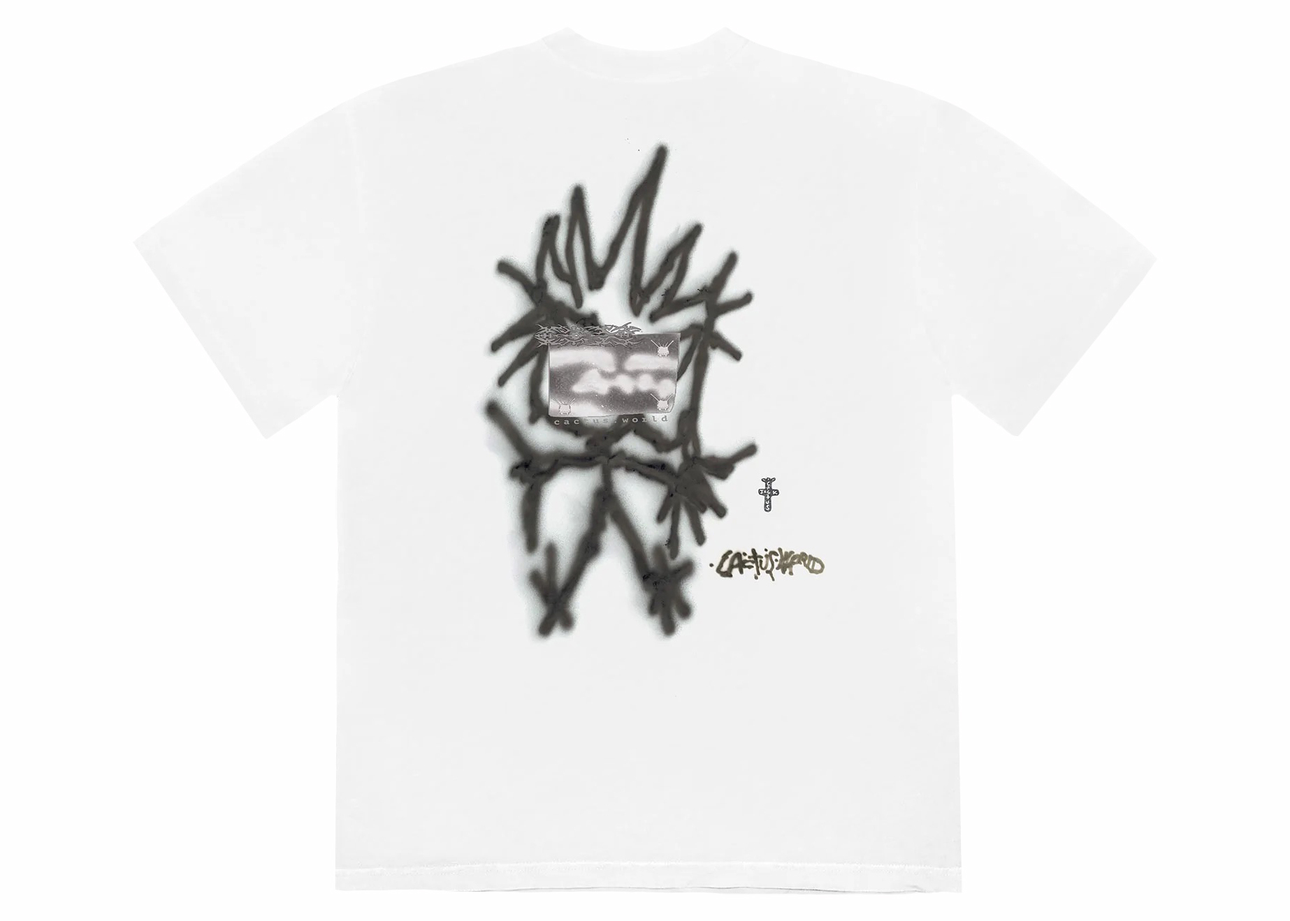 Travis Scott Whiteout Tee White