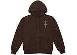 Travis scott yup hoodie brown Clearance