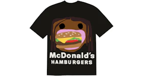 Travis Scott x CPFM 4 CJ Burger Mouth T-Shirt Black
