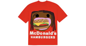 Travis Scott x CPFM 4 CJ Burger Mouth T-Shirt Red