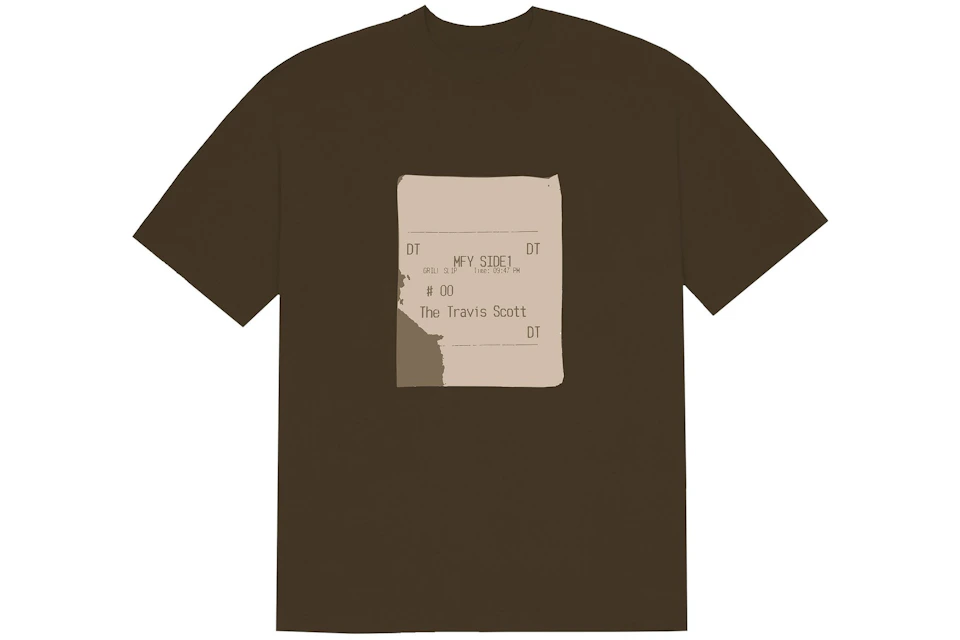 Travis Scott x CPFM 4 CJ Grill Slip T-Shirt Brown